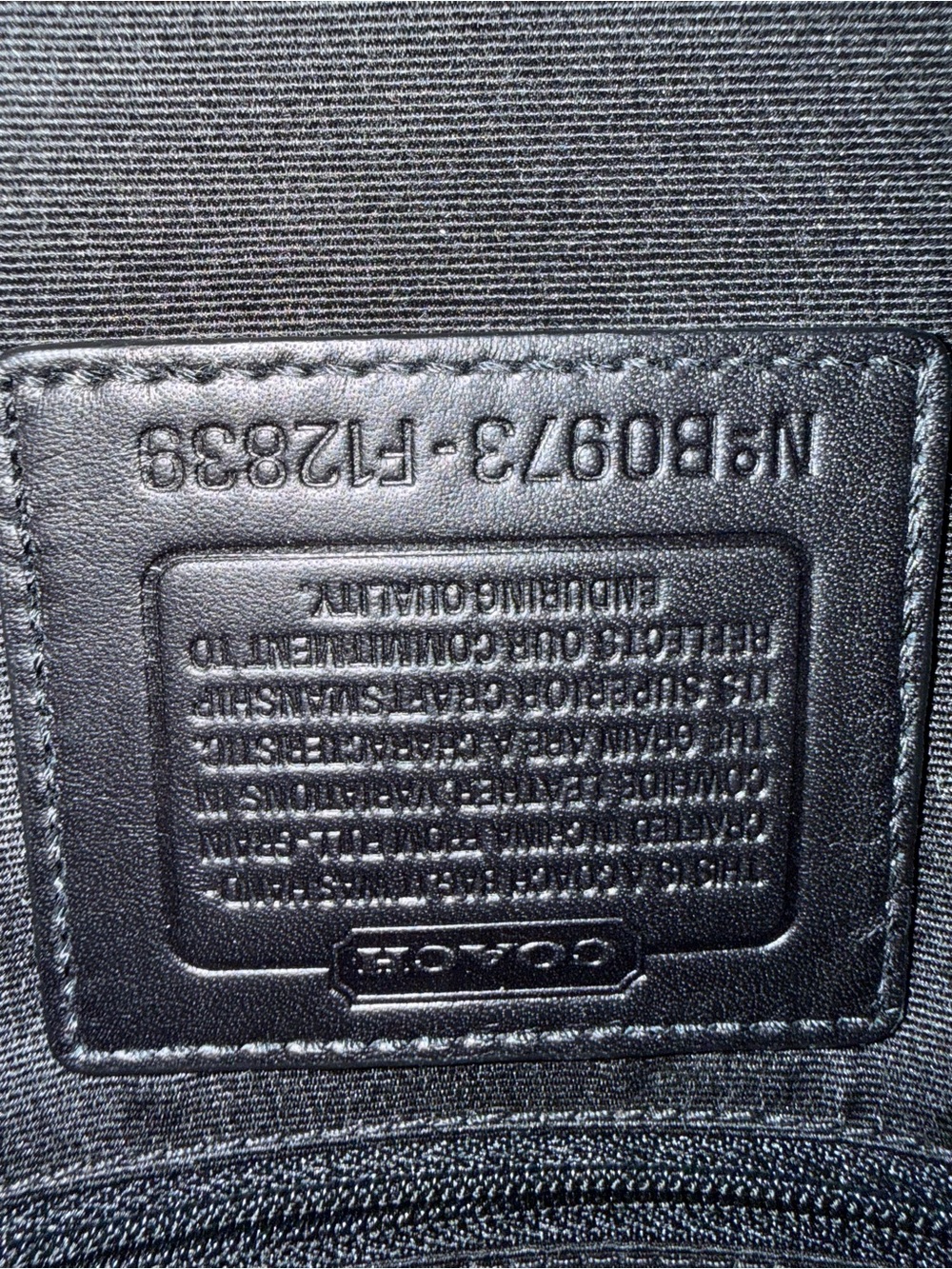 VTG COACH 2009 Gallery Patent Leather tote - gloss black & silver hardware - Picture 2 of 7